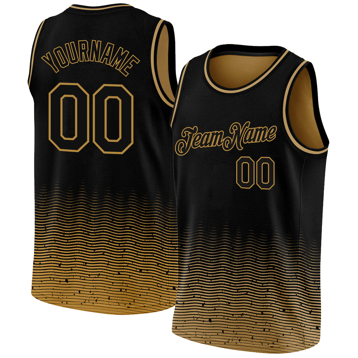 Custom Baseball Jersey Black Gold 3D Pattern Design Flame Bowling Authentic Men's Size:L