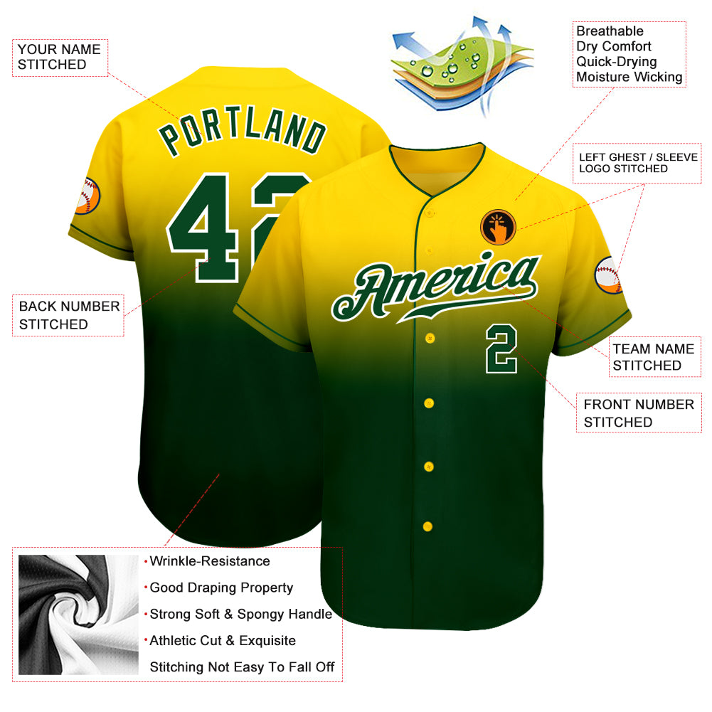 Athletics Baseball Jersey - Green