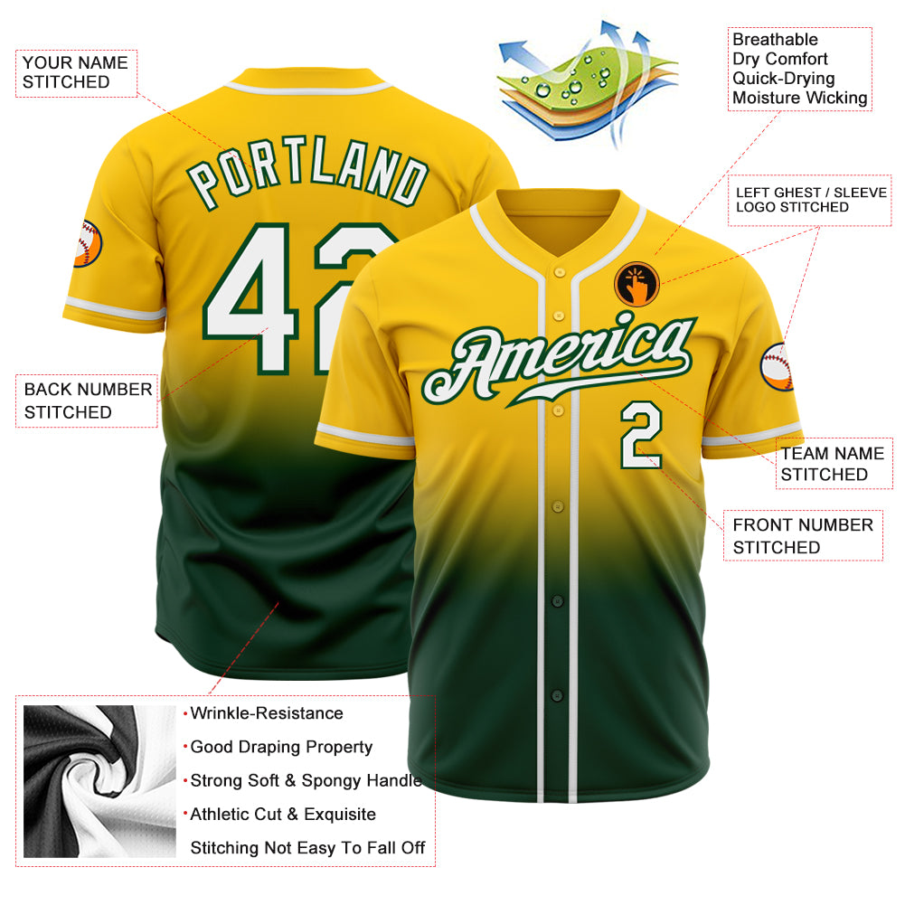 Oakland Athletics Yellow MLB Jerseys for sale