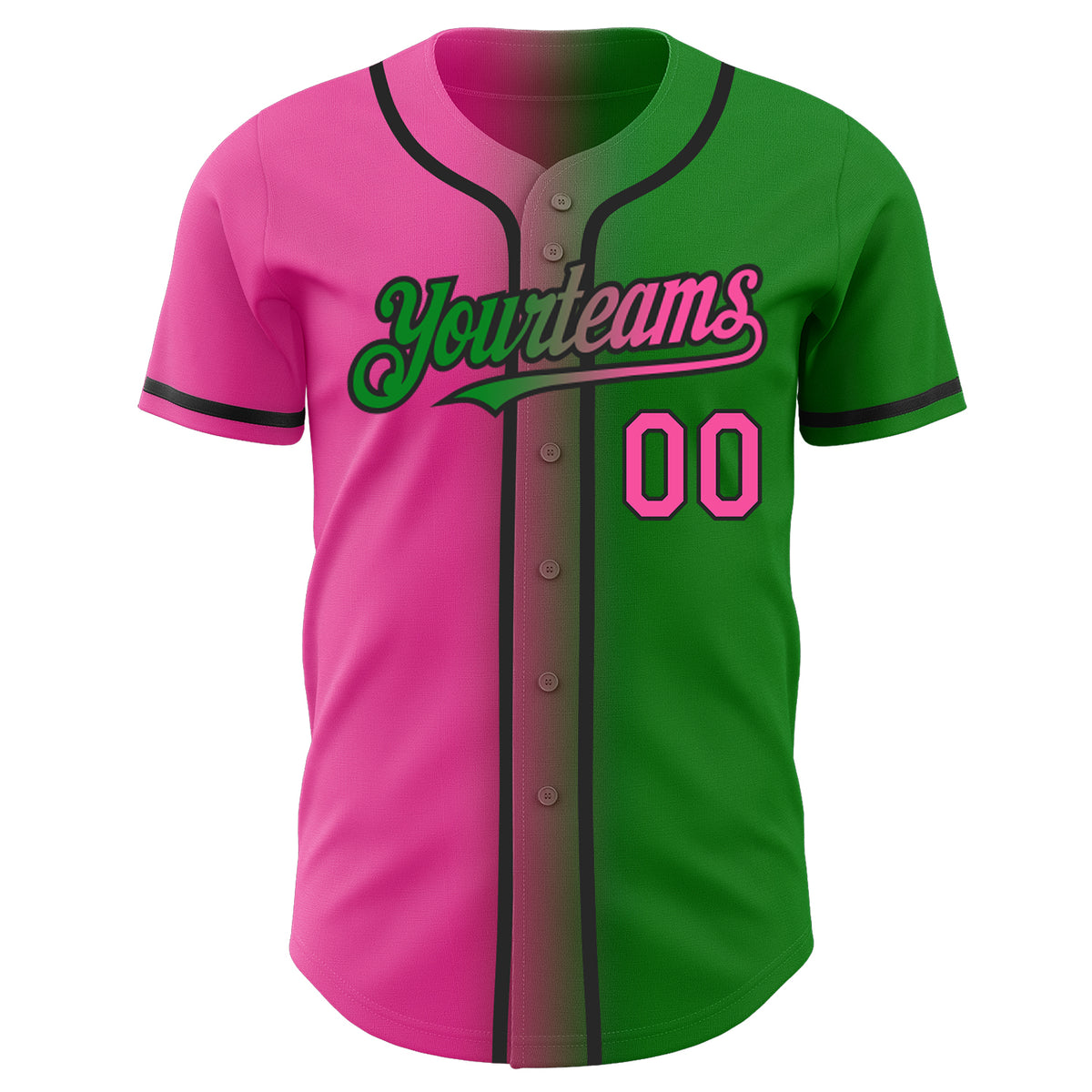 Custom Light Blue Pink-Navy Authentic Fade Fashion Baseball Jersey Fast  Shipping – FiitgCustom