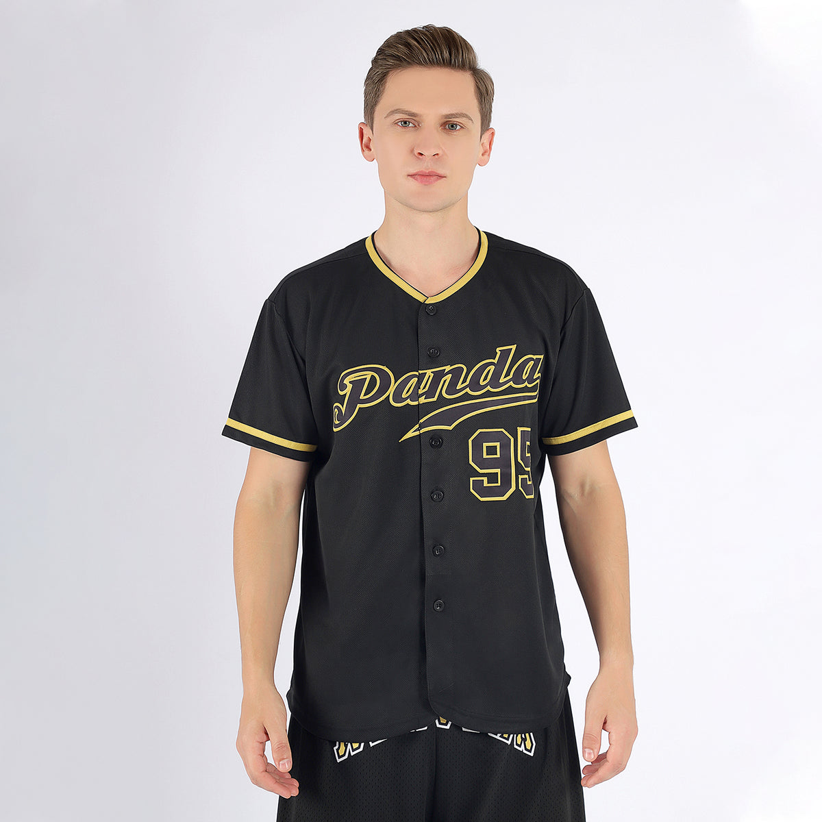 Custom White Black-Old Gold 3D Pattern Design Authentic Baseball Jersey in  2023