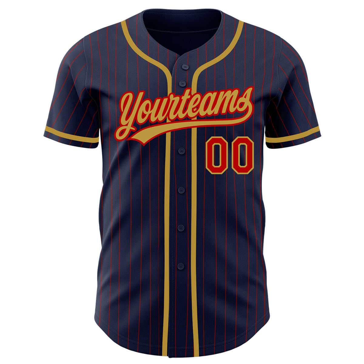 Custom Steel Gray Red-Old Gold Authentic Baseball Jersey Fast