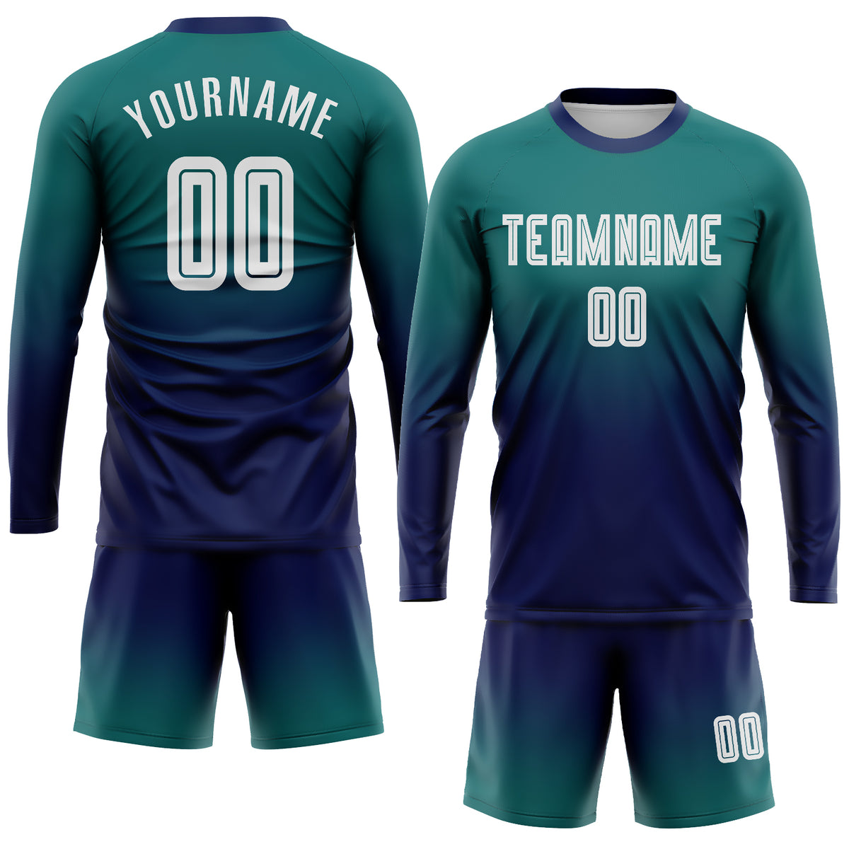 Custom Black Light Blue-White Sublimation Split Fashion Soccer Uniform  Jersey Fast Shipping – FiitgCustom