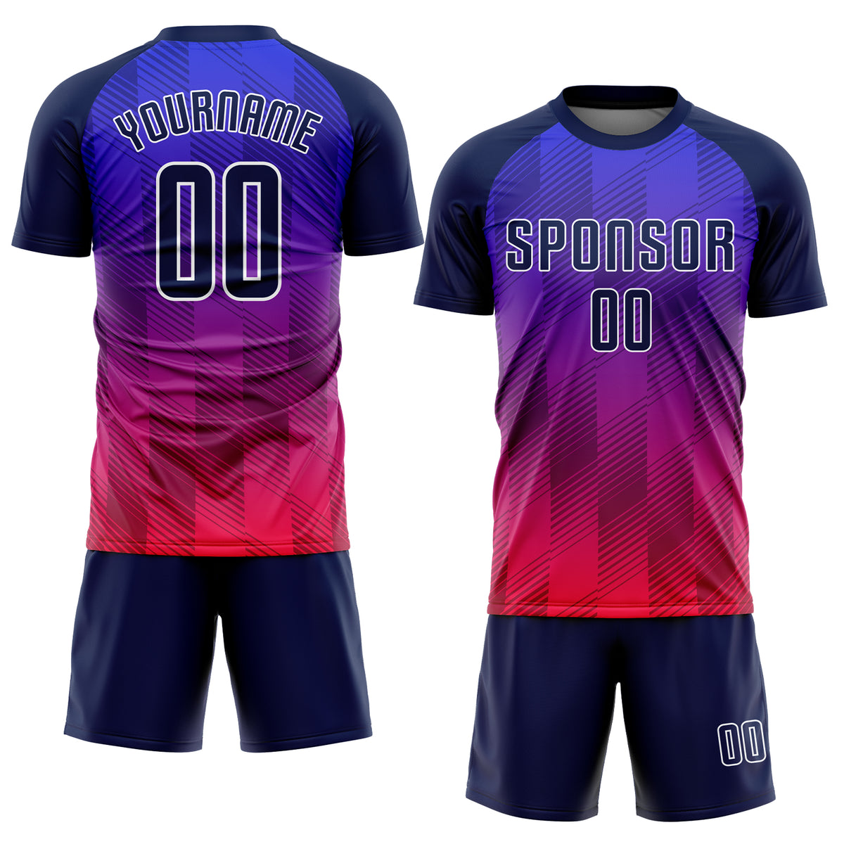 Cheap Custom Light Blue Pink-White Sublimation Soccer Uniform Jersey Free  Shipping – CustomJerseysPro