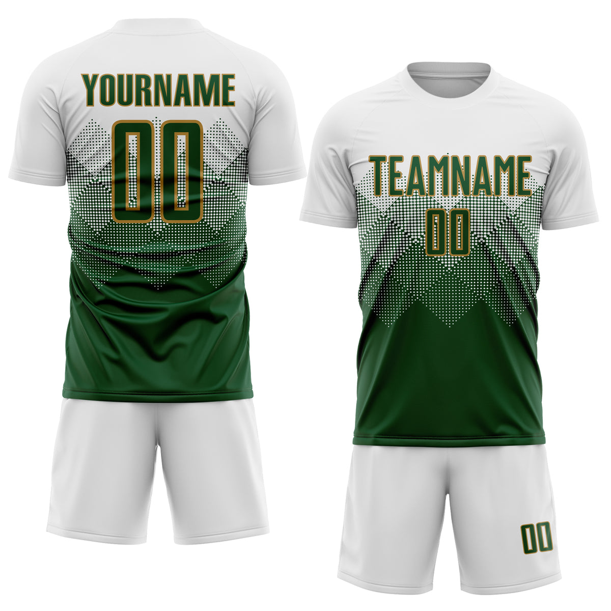 Custom Soccer Uniform Jersey Olive Vegas Gold-Camo Sublimation Salute To  Service - Personalized Your Name, Number