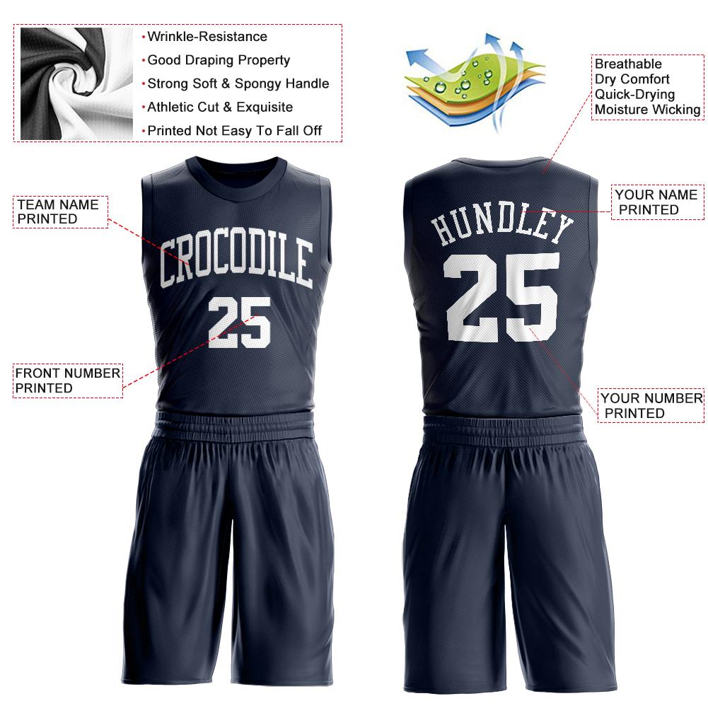 Custom Aqua Aqua-White Round Neck Sublimation Basketball Suit Jersey