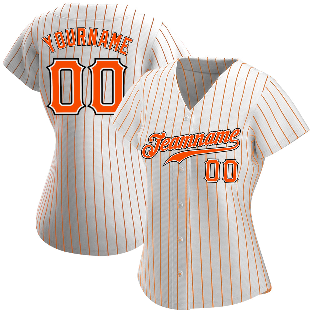 Creat Baseball Authentic Black Orange White Jersey – FiitgCustom