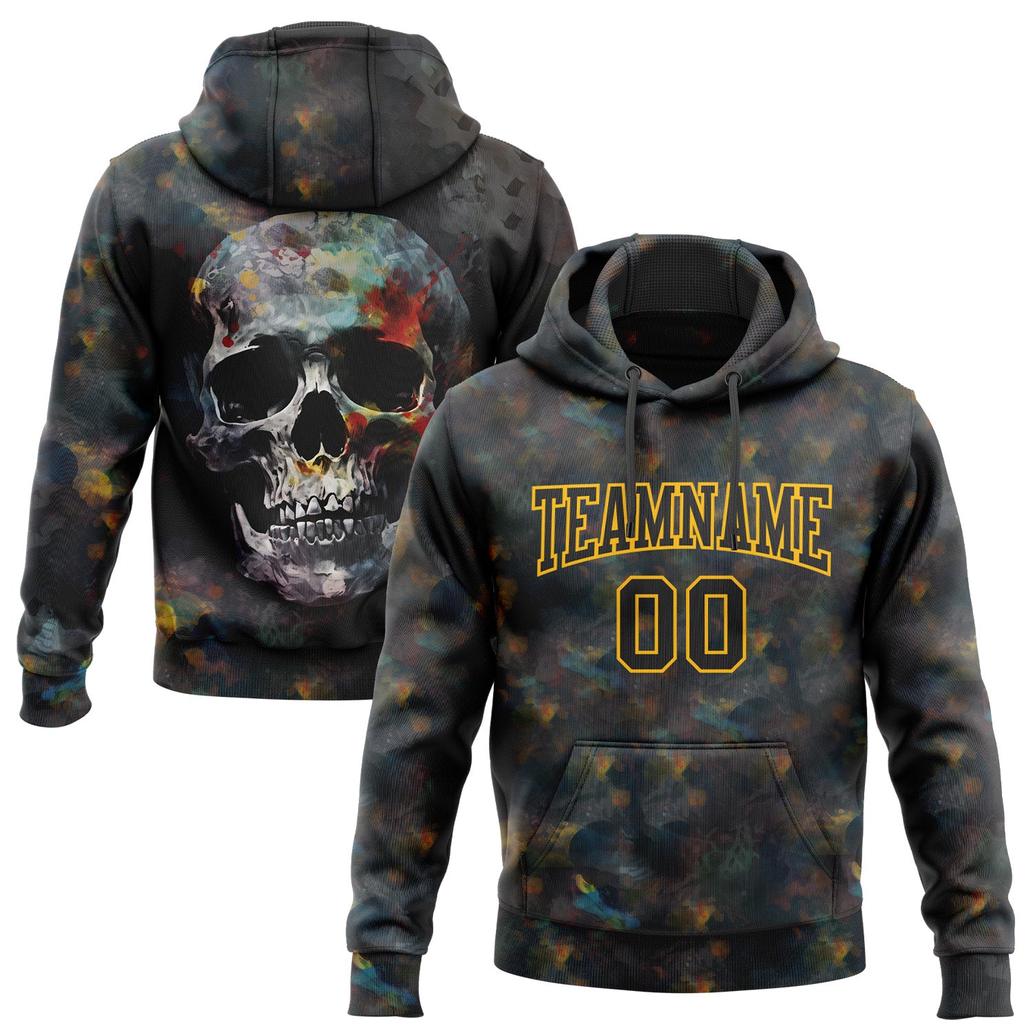 Custom Stitched Camo Black-Cream Sports Pullover Sweatshirt Hoodie Fast  Shipping – FiitgCustom