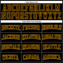 Load image into Gallery viewer, Custom Brown Gold-Black Mesh Authentic Football Jersey
