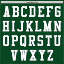 Load image into Gallery viewer, Custom Green White-Gray Bomber Varsity Letterman Zipper Jacket
