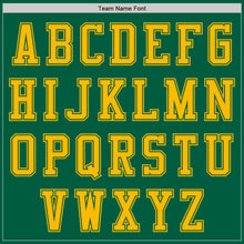 Load image into Gallery viewer, Custom Kelly Green Gold Authentic Baseball Jersey
