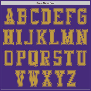 Custom Purple Old Gold Authentic Baseball Jersey