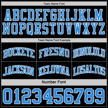 Load image into Gallery viewer, Custom Reversible Black Powder Blue-White Double Side Authentic Basketball Jersey
