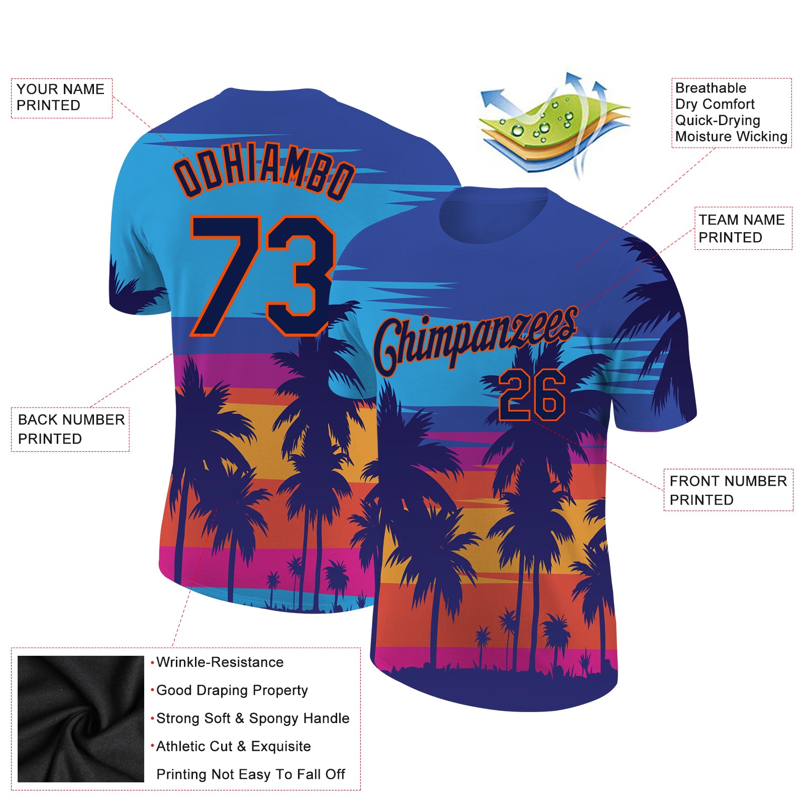 Blue Camo Hawaiian Bowling Shirt For Men Women, Custom Team Name