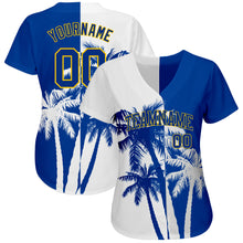 Load image into Gallery viewer, Custom 3D Pattern Design Hawaii Coconut Trees Authentic Baseball Jersey
