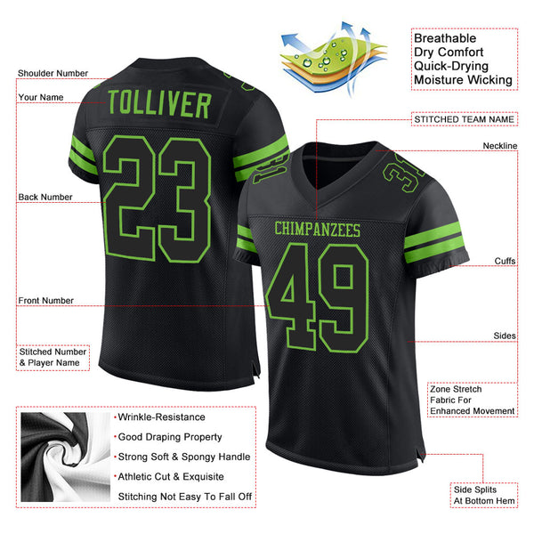 : Custom Green Football Jersey Design Your Names and