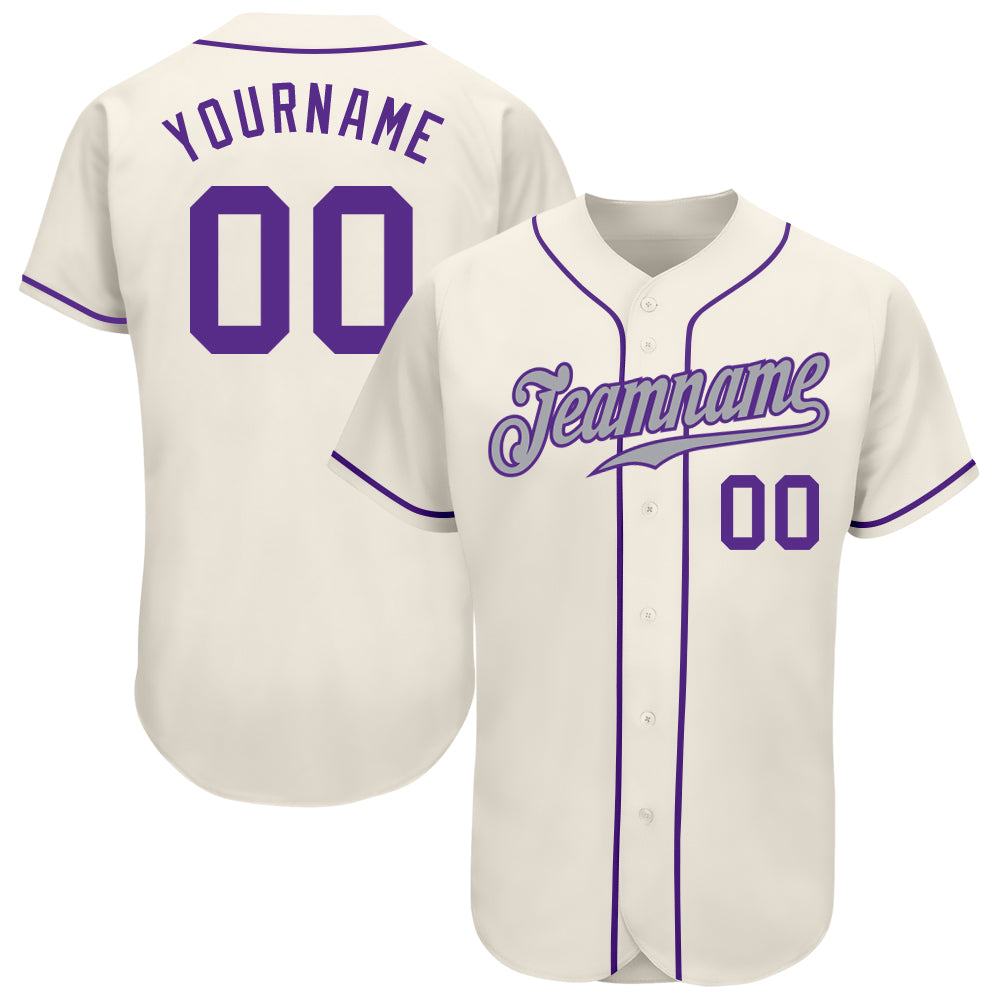  Purple And White Baseball Jersey
