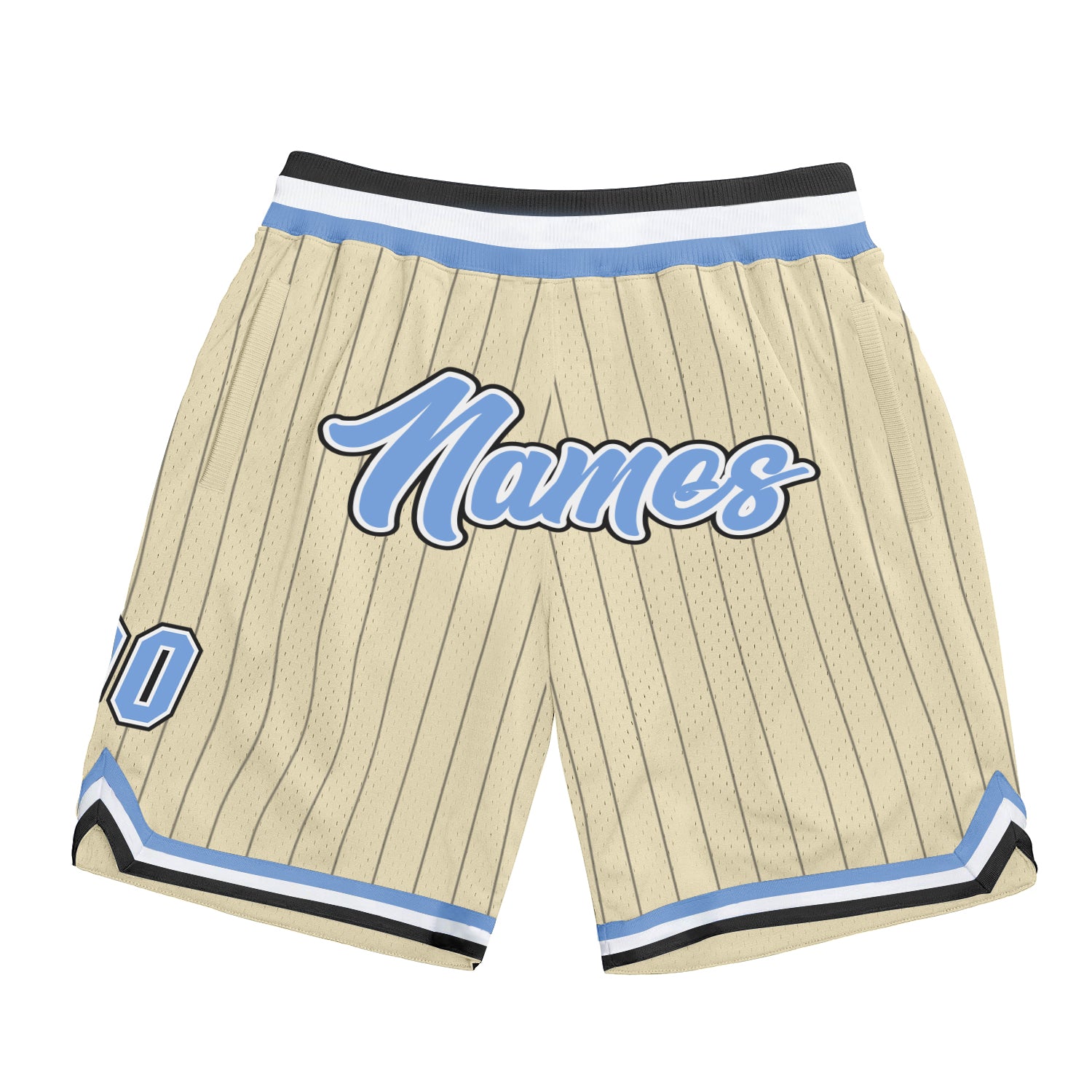 Custom Light Blue Pink-Black Authentic Throwback Split Fashion Basketball  Shorts Fast Shipping – FiitgCustom