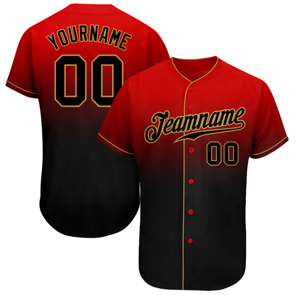 Custom Cream Red-Black Authentic Raglan Sleeves Baseball Jersey Discount