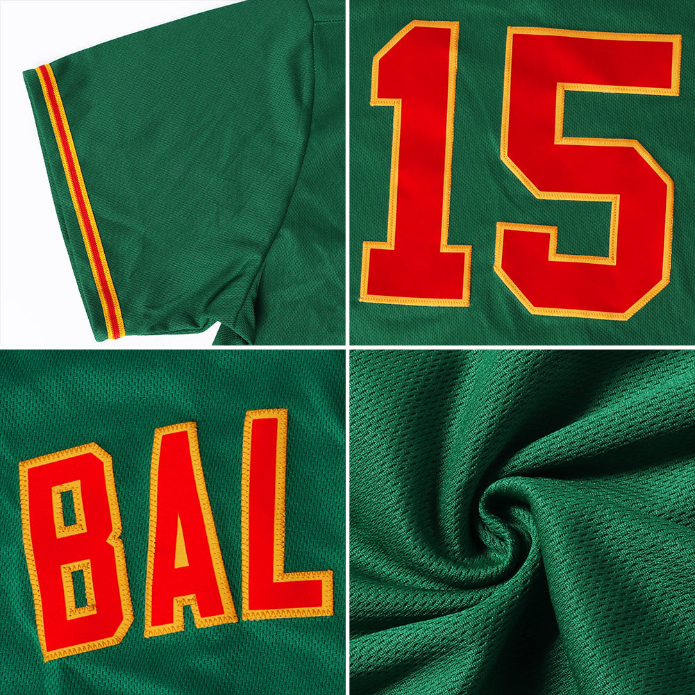 Custom Made Kelly Green Baseball Jerseys