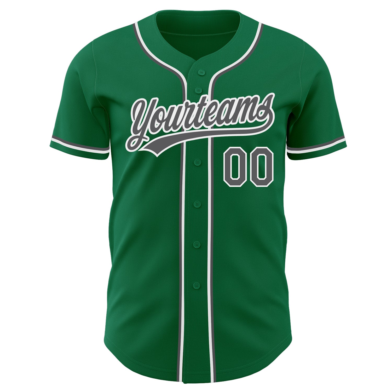 Custom Orange Kelly Green Pinstripe Kelly Green-Black Authentic Baseball  Jersey Discount