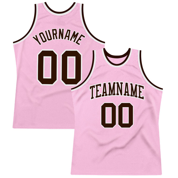 Custom Pink Light Blue Black-White Round Neck Sublimation Basketball Suit  Jersey Fast Shipping – FiitgCustom