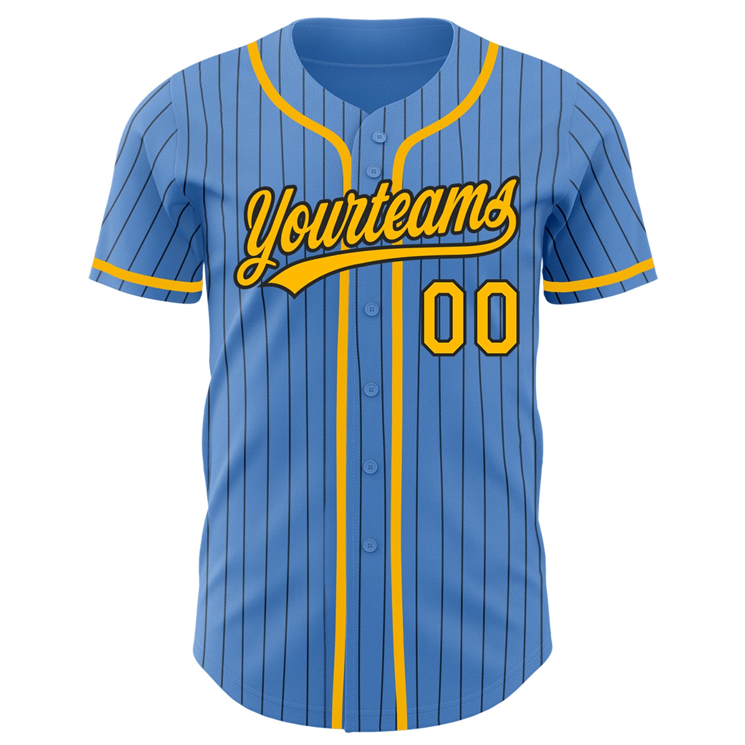 Black Teal Gold Jersey