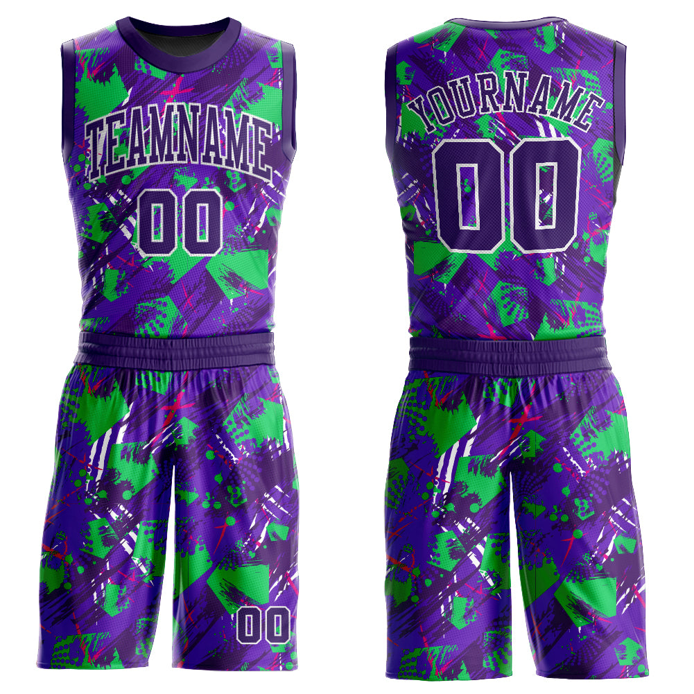 Custom Basketball Jersey - Make Your Own Name Team Logo for Basketball  Costume Personalized Basketball Jersey Purple (Purple)