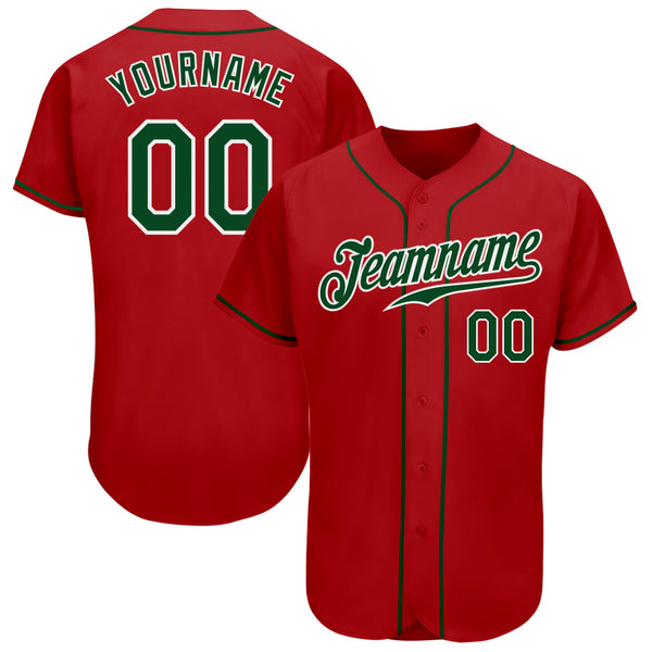 Cheap Custom Kelly Green White-Red 3D Mexico Authentic Baseball Jersey Free  Shipping – CustomJerseysPro