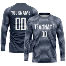 Load image into Gallery viewer, Custom Steel Gray White Sublimation Soccer Uniform Jersey
