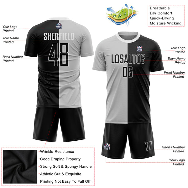 Custom White Red-Black Sublimation Soccer Uniform Jersey Fast Shipping –  FiitgCustom