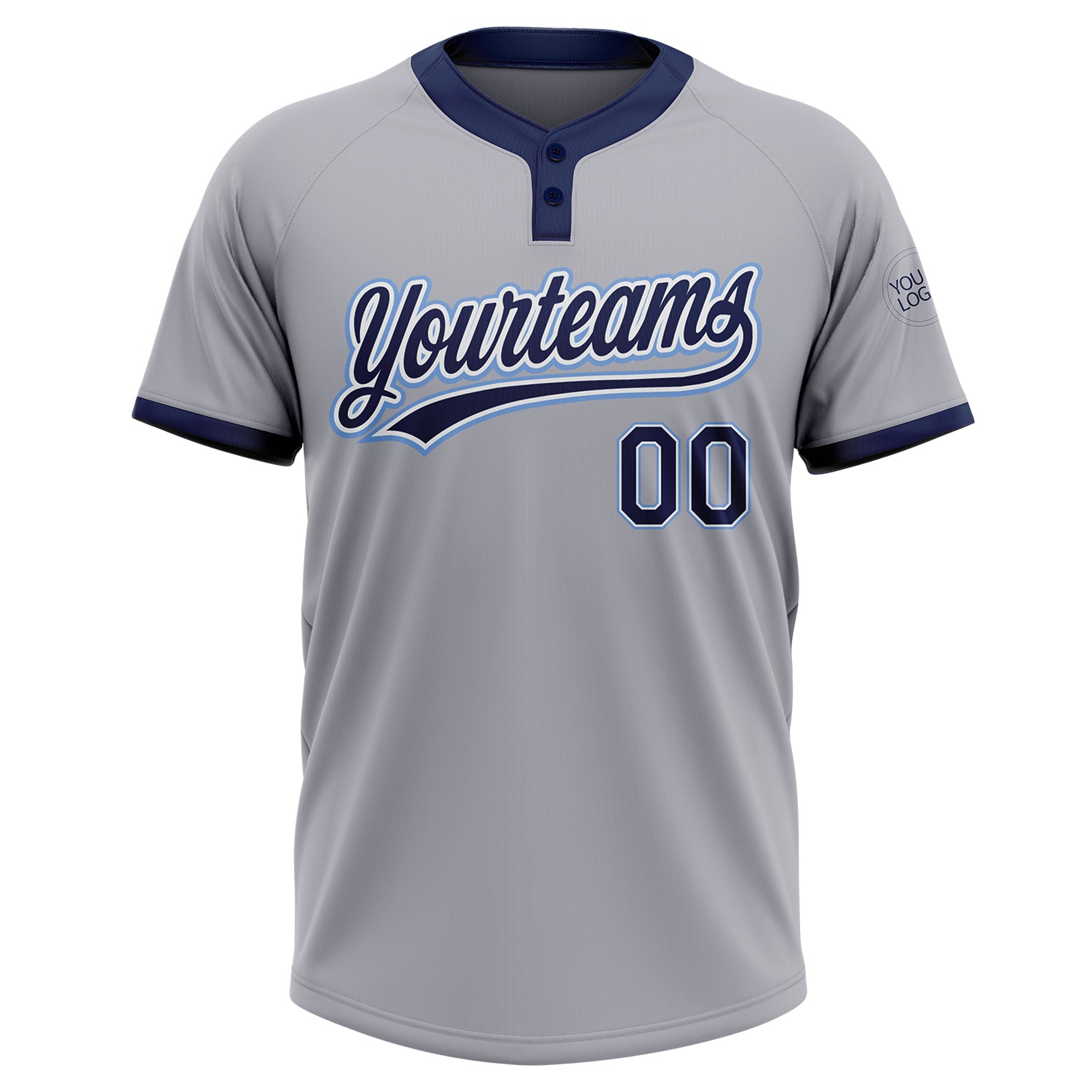 TWO BUTTONS CUSTOM BASEBALL JERSEYS 