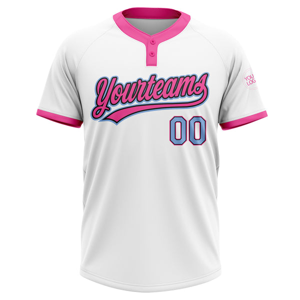 Custom Abstract Pink Glitter Baseball Jersey Personanlized Name Number  Softball Jerseys Sports Uniform for Men Women Youth