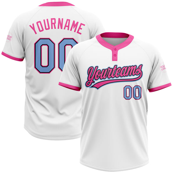 Custom Abstract Pink Glitter Baseball Jersey Personanlized Name Number  Softball Jerseys Sports Uniform for Men Women Youth