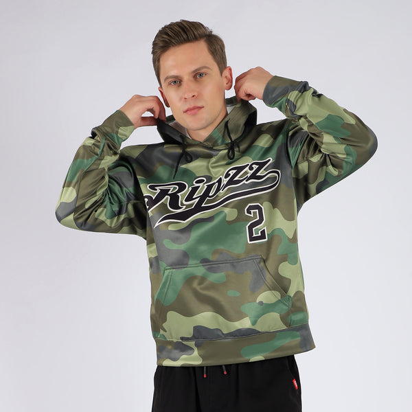 Custom Stitched Camo Black-Cream Sports Pullover Sweatshirt Hoodie Fast  Shipping – FiitgCustom