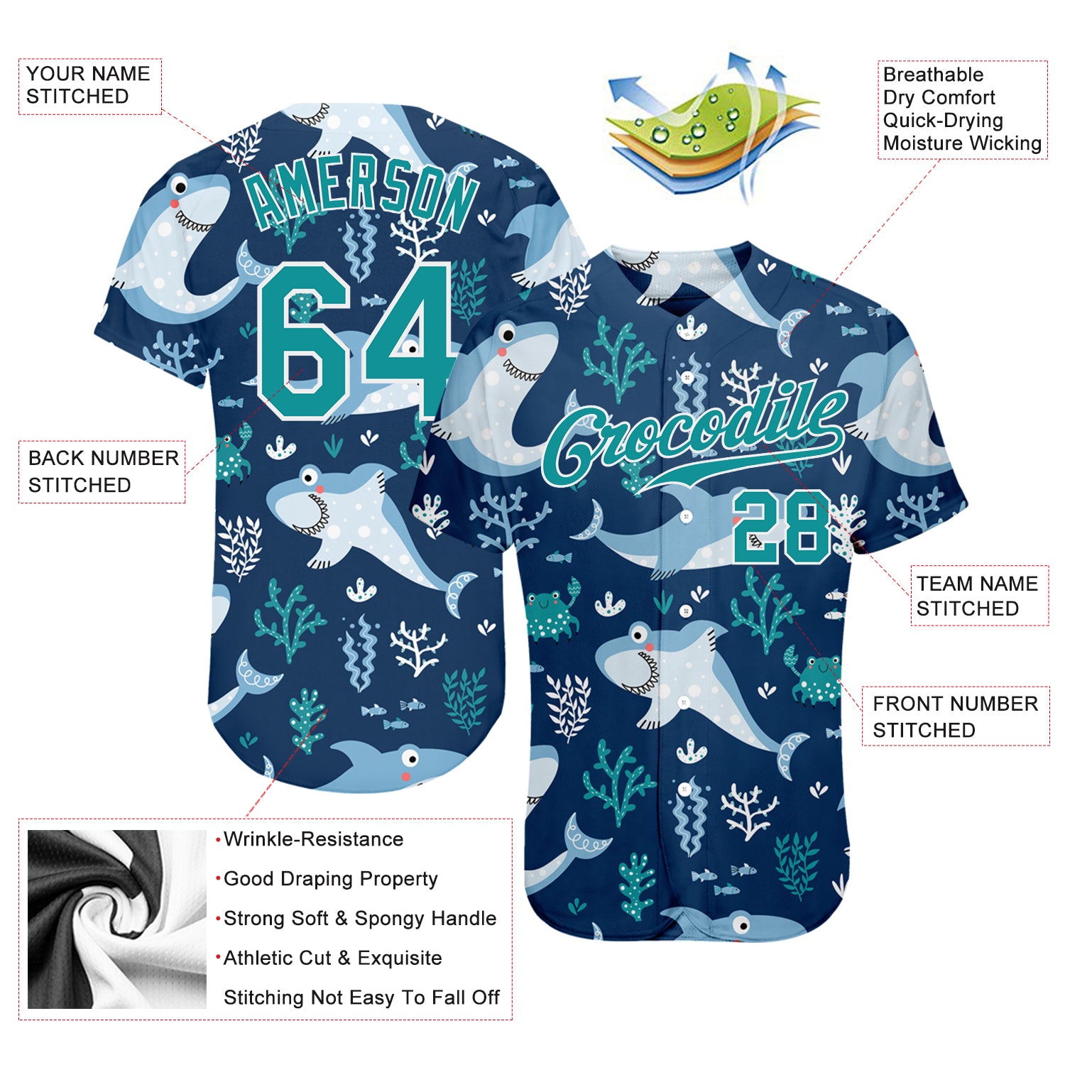 3D Pattern Design Flamingo CUSTOM Baseball Jersey 