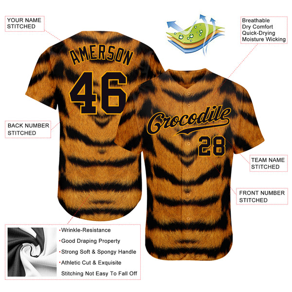 Custom Red Red-Gold 3D Pattern Design Flame Authentic Baseball Jersey Fast  Shipping – FiitgCustom