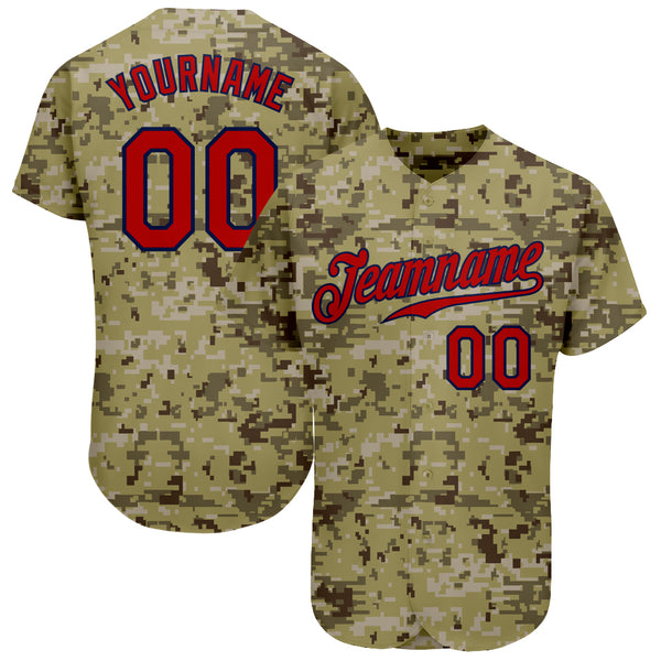 US Marines Digital Camo Embroidered Football Jersey L