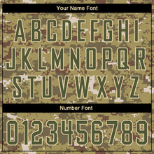 Load image into Gallery viewer, Custom Camo Olive-Cream Performance Salute To Service T-Shirt
