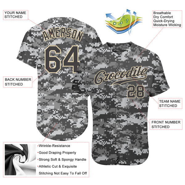 Custom Camo Red-Black Salute To Service Hockey Jersey Fast Shipping –  FiitgCustom