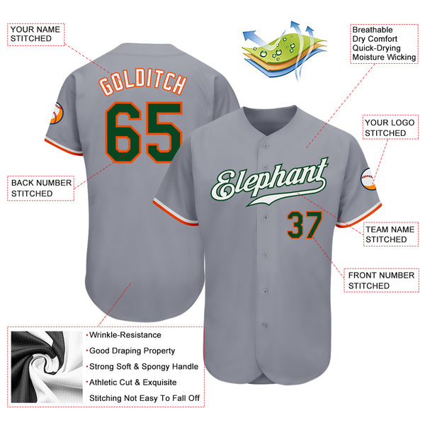 Custom Gray Baseball Jerseys, Baseball Uniforms For Your Team