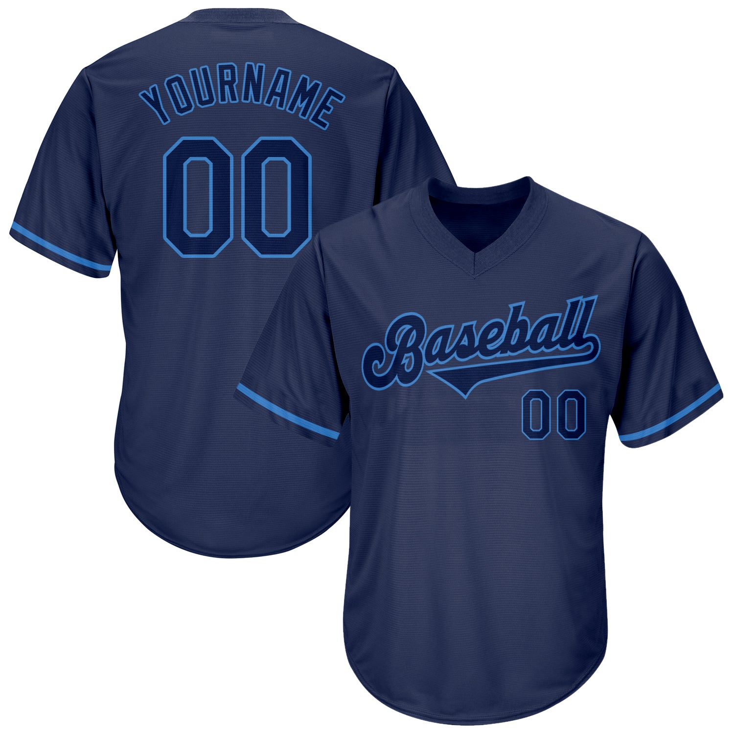 Baseball Jersey - Navy Blue