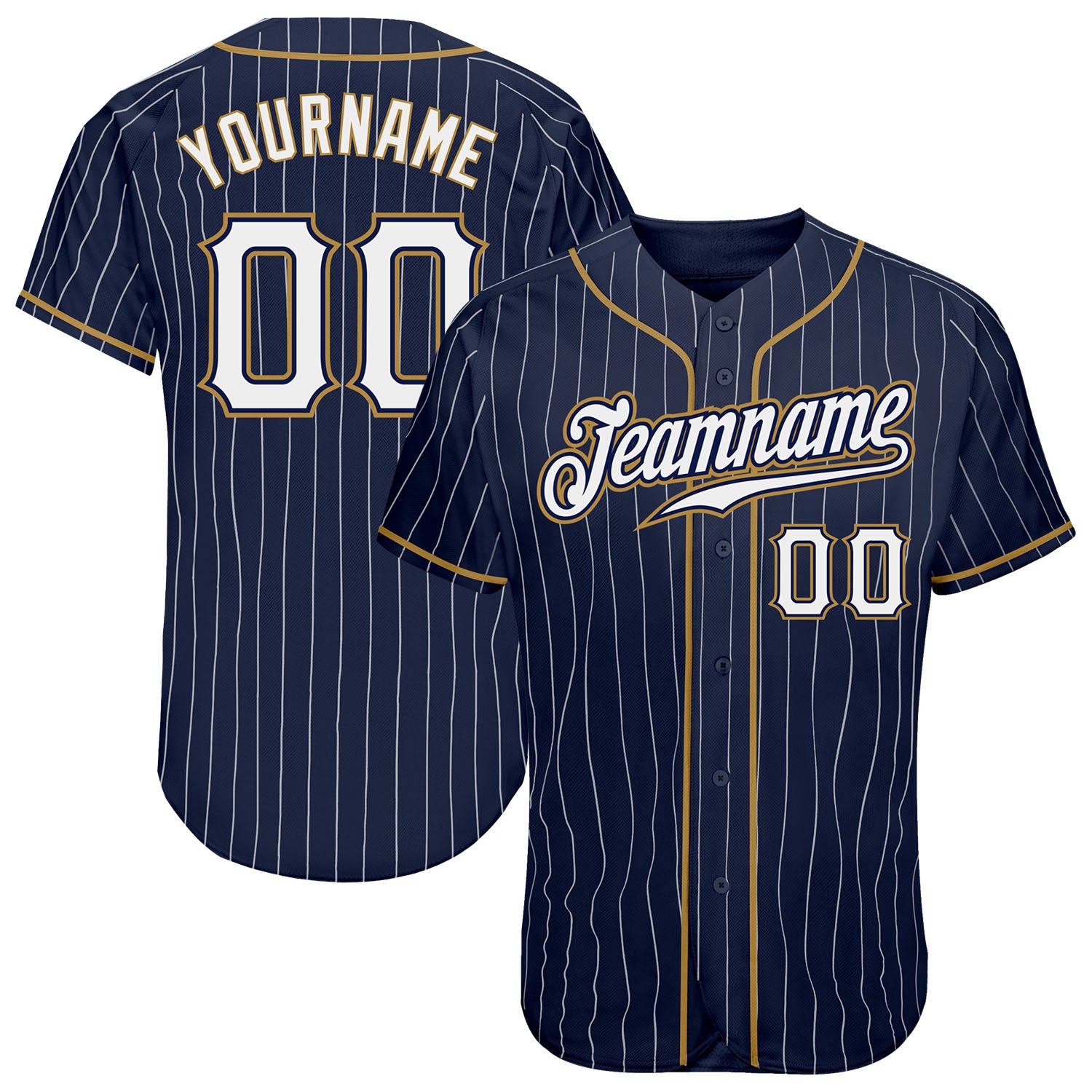 Custom Baseball Jersey Aqua Navy-Old Gold Authentic Sleeveless