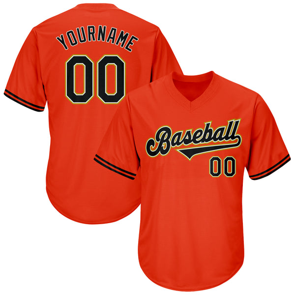 Mitchell & Ness MLB Authentic JERSEY-pullover - Baltimore Orioles -MENS- Orange/Black S