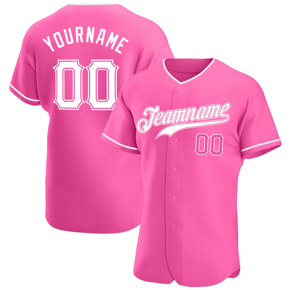 Custom Pink Softball Jersey