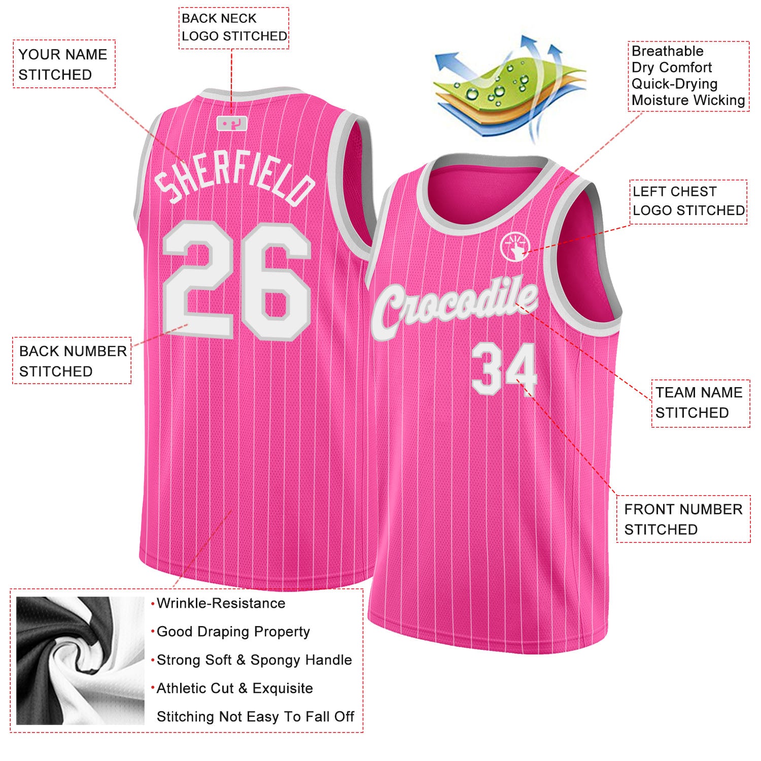 Custom Basketball Jersey Pink Gold Design - XXL  Basketball jersey, Custom  basketball, Orange design