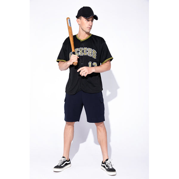 Custom Black Gold Yellow Custom Baseball Jerseys For Men &