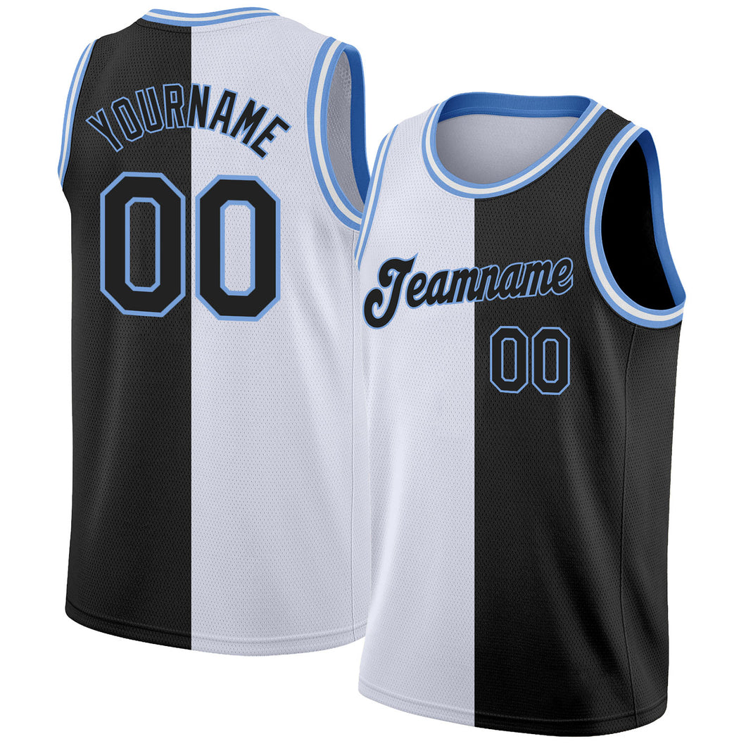 FANSIDEA Custom White Pink-Light Blue Authentic Throwback Basketball Shorts Men's Size:XL