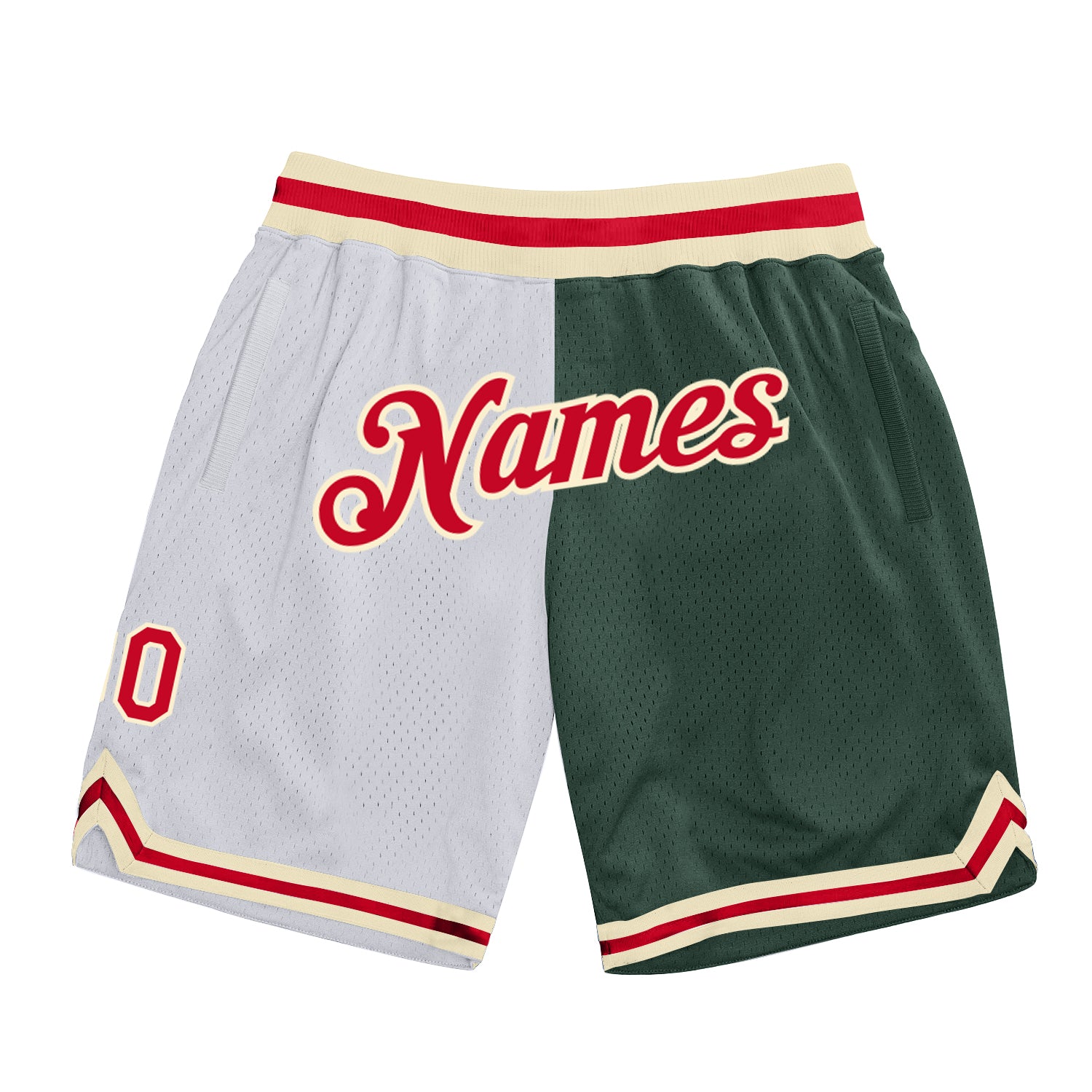 Custom White Maroon-Black Authentic Throwback Split Fashion Basketball  Shorts Fast Shipping – FiitgCustom