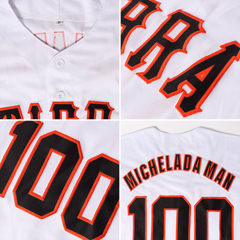 Creat Baseball Authentic White Navy Throwback Red Shirt – FiitgCustom